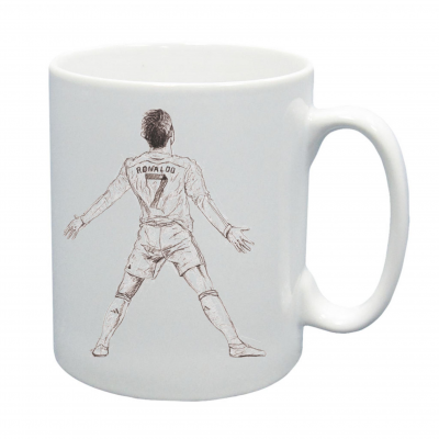 Football Icons Skribble Mug - Ronaldo